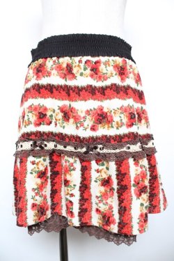 画像1: axes femme / 花柄スカート  生成り Y-25-12-17-152-AX-SK-SZ-ZY