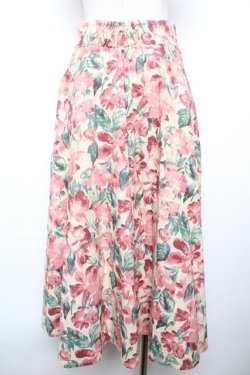 画像2: an another angelus / フラワー柄スカート F ピンク Y-25-12-17-156-CA-SK-SZ-ZY