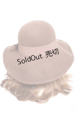 画像3: an another angelus / グログランリボンウールハット F ブラウン Y-25-12-17-019-CA-AC-SZ-ZY