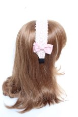 画像3: m petit by misako / TT*AMPLカチューシャ  中桃 Y-25-12-17-020-LO-AC-SZ-ZT445-F001 (3)