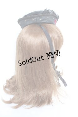 画像4: Ozz Croce / rose刺繍ミニハット  黒 Y-25-12-17-022-OO-ZA-SZ-ZY