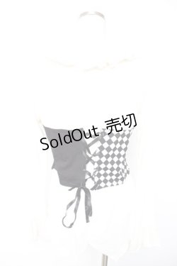 画像2: ALGONQUINS / 重ね着風ジャボカットソー  白 Y-25-12-17-030-AL-TO-SZ-ZY