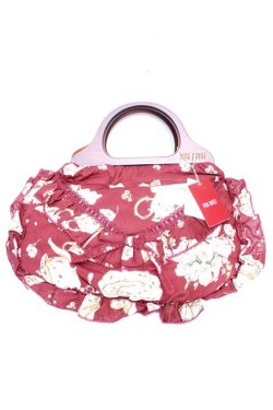 画像1: PINK HOUSE / ティーカッププリントハンドルバッグ F ピンク Y-25-12-18-001-LO-BG-SZ-ZY