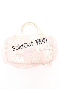 PINK HOUSE / ティーカッププリントハンドルバッグ F ピンクY-25-12-18-024-LO-BG-SZ-ZY
