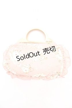 画像2: PINK HOUSE / ティーカッププリントハンドルバッグ F ボルドー Y-25-12-18-024-LO-BG-SZ-ZY