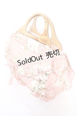 画像3: PINK HOUSE / ティーカッププリントハンドルバッグ F ボルドー Y-25-12-18-024-LO-BG-SZ-ZY