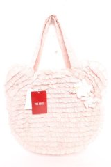 PINK HOUSE / Teddyシルエットフリルバッグ  ピンク Y-25-12-18-004-LO-BG-SZ-ZY