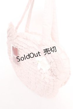 画像3: PINK HOUSE / Teddyシルエットフリルバッグ  ピンク Y-25-12-18-004-LO-BG-SZ-ZY