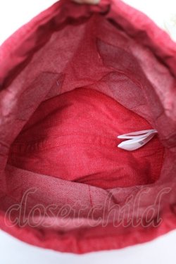画像3: PINK HOUSE / KEITA MARUYAMA 巾着バッグ  赤 Y-25-12-18-008-LO-BG-SZ-ZY