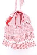 PINK HOUSE / ギンガムパッチワークバッグ F 赤 Y-25-12-18-009-LO-BG-SZ-ZY