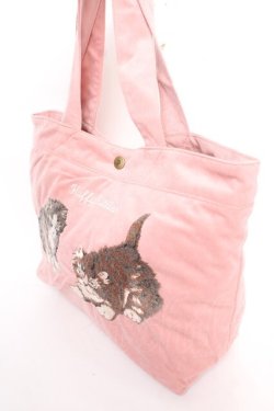 画像3: PINK HOUSE / キティーズ・ブラザーズ刺繍スエードバッグ F ピンク Y-25-12-18-010-LO-BG-SZ-ZY