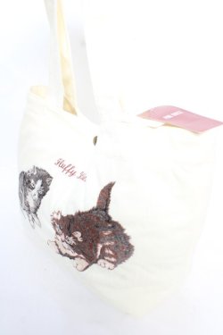 画像3: PINK HOUSE / キティーズ・ブラザーズ刺繍スエードバッグ F アイボリー Y-25-12-18-012-LO-BG-SZ-ZY