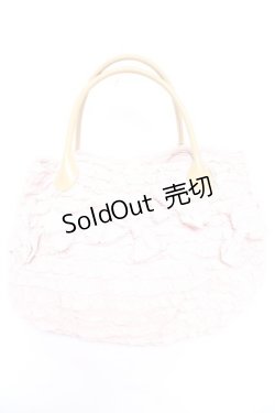 画像1: PINK HOUSE / リボン付きフリルバッグ F ピンク Y-25-12-18-002-LO-BG-SZ-ZY