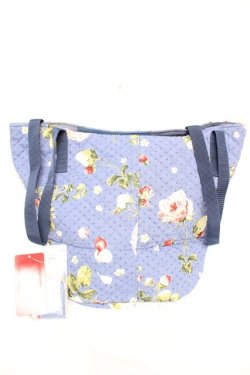 画像2: PINK HOUSE / Berry Roseプリントバッグ  ブルー Y-25-12-18-017-LO-BG-SZ-ZY