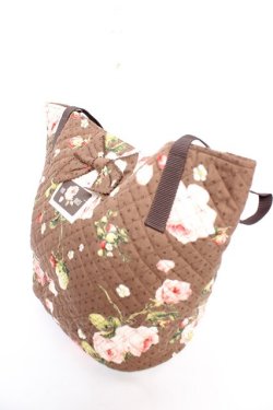 画像3: PINK HOUSE / Berry Roseプリントバッグ  ブラウン Y-25-12-18-018-LO-BG-SZ-ZY