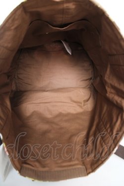 画像4: PINK HOUSE / Berry Roseプリントバッグ  ブラウン Y-25-12-18-018-LO-BG-SZ-ZY