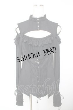 画像1: OZZ ANGELO / Noble Harpy プルオーバー  黒 Y-25-12-19-042-OO-TO-SZ-ZY