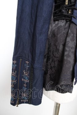 画像5: Ozz oneste / 薔薇刺繍ジャケット  紺 Y-25-12-19-044-OO-JA-SZ-ZY