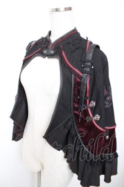 画像3: Ozz oneste / 薔薇刺繍マント  黒 Y-25-12-19-045-OO-JA-SZ-ZY