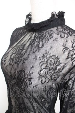 画像3: ALICE and the PIRATES / レーシープルオーバー  黒 Y-25-12-19-046-PA-TO-SZ-ZY