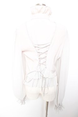 画像2: abilletage / バルーンスリーブブラウス  グレー Y-25-12-19-048-GO-BL-SZ-ZY