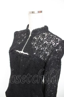 画像3: ALICE and the PIRATES / Lorinaレースプルオーバー  黒 Y-25-12-19-050-PA-TO-SZ-ZY