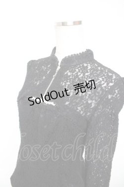 画像3: ALICE and the PIRATES / Lorinaレースプルオーバー  黒 Y-25-12-19-050-PA-TO-SZ-ZY