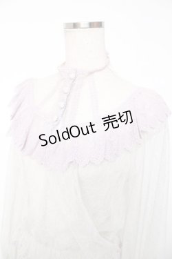 画像3: abilletage / Noirレースブラウス  グレー×ラベンダー Y-25-12-19-051-GO-BL-SZ-ZY