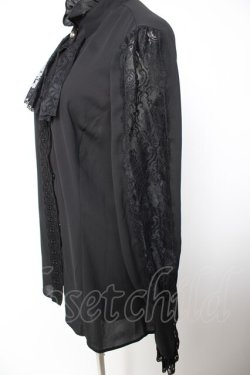 画像3: MIHO MATSUDA / ブラウス・グロット L ブラック Y-25-12-19-052-GO-BL-SZ-ZY