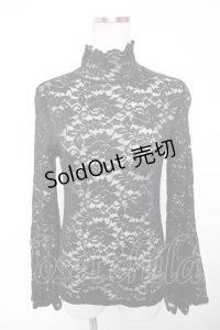 MR corset / レースハイネックトップス  黒 Y-25-12-19-054-PU-TO-SZ-ZY