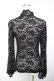 画像2: MR corset / レースハイネックトップス  黒 Y-25-12-19-054-PU-TO-SZ-ZY (2)