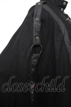 画像4: Ozz oneste / 薔薇刺繍マント  黒 Y-25-12-19-061-OO-JA-SZ-ZY