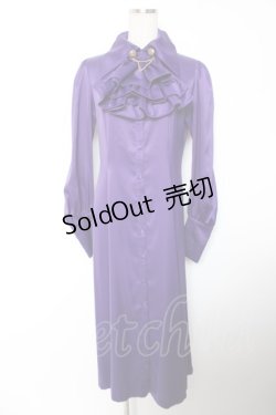 画像1: ATELIER PIERROT / “Narcissus” ロングワンピース  パープル Y-25-12-19-063-EL-OP-SZ-ZY
