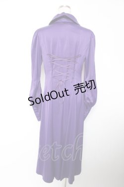 画像2: ATELIER PIERROT / “Narcissus” ロングワンピース  パープル Y-25-12-19-063-EL-OP-SZ-ZY