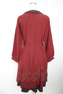 画像2: axes femme / プレッピー風ワンピース F 赤 Y-25-12-19-073-AX-OP-SZ-ZY