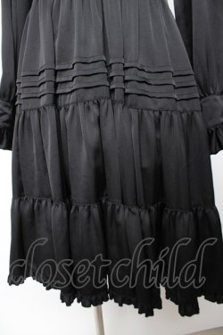 画像4: Physical Drop / 長袖小公女ドレス(ロング)  黒 Y-25-12-19-077-LO-OP-SZ-ZY