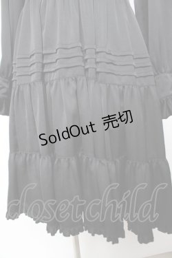 画像4: Physical Drop / 長袖小公女ドレス(ロング)  黒 Y-25-12-19-077-LO-OP-SZ-ZS