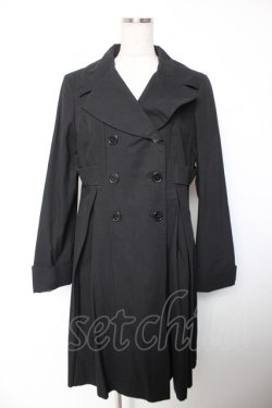 画像1: Physical Drop / ダブルボタンコート  黒 Y-25-12-19-082-LO-CO-SZ-ZY