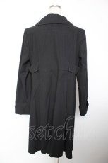 画像2: Physical Drop / ダブルボタンコート  黒 Y-25-12-19-082-LO-CO-SZ-ZI (2)