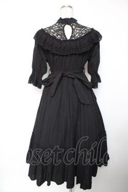 画像2: Sheglit / 紫陽花のレースドレス M ブラック Y-25-12-19-083-EL-OP-SZ-ZY