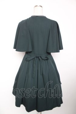 画像2: Sheglit / "Priere"ケープショートワンピース M グリーン Y-25-12-19-085-EL-OP-SZ-ZY