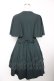 画像2: Sheglit / "Priere"ケープショートワンピース M グリーン Y-25-12-19-085-EL-OP-SZ-ZY (2)