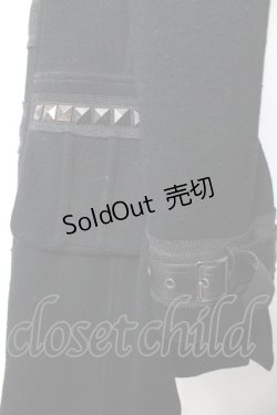 画像4: ALGONQUINS / ベルトデザインダッフルコート ユニセックス 黒 Y-25-12-19-086-AL-CO-SZ-ZY