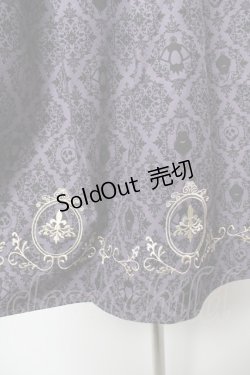 画像3: axes femme / Disneyダークオーナメント柄スカート M パープル Y-25-12-19-089-AX-SK-SZ-ZY