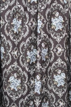 画像3: axes femme / オーナメント柄裾フリルスカート F 黒 Y-25-12-19-095-AX-BL-SZ-ZY