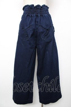 画像2: axes femme / サイドフリルポケットデニムパンツ M インディゴ Y-25-12-19-097-AX-PA-SZ-ZY