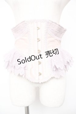 画像1: abilletage / Noir クロワコルセット 4 ピンク×ラベンダー Y-25-12-19-100-GO-TO-SZ-ZY