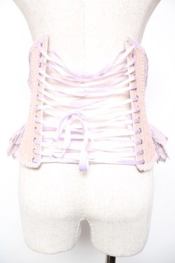 画像2: abilletage / Noir クロワコルセット 4 ピンク×ラベンダー Y-25-12-19-100-GO-TO-SZ-ZY