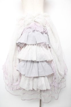 画像2: abilletage / Noir レースオーバースカート  ラベンダー Y-25-12-19-101-GO-ZA-SZ-ZY