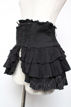 画像3: Sheglit / "Ripple"フリルコルセット M 黒 Y-25-12-19-102-EL-TO-SZ-ZY